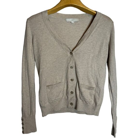 Ann Taylor Loft Tan Sweater size Medium - Picture 1 of 4